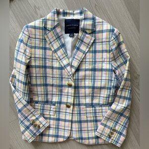 Janie and Jack Multicolor Plaid Blazer